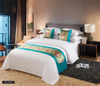 البيع بالجملة Sale Hotel Sheet 120g 100 ٪ Microfiber Microfiber White Hotel Sper