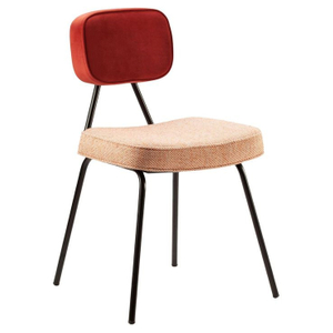 الجملة مخصصة Morden Iron Leather Restaurant Chairs Vintage Industrial Style Metal Cafe Chair