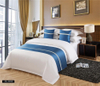البيع بالجملة Sale Hotel Sheet 120g 100 ٪ Microfiber Microfiber White Hotel Sper