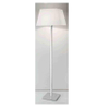 مبيعات الصين بالجملة الدائمة LED Iron Floor Lamp White Fabric Shade