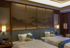 مجموعة أثاث غرفة نوم فندق خشبي حديث 5 نجوم مخصصة أثاث ثابت لغرفة النوم