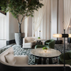 مخصص التصميم الأوروبي الحديث في فندق Lobby Sofa مجموعة كراسي فندقية عالية الجودة تصميم احترافي