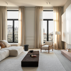 الحد الأدنى من النسيج Loveseat Sofa مع وسائد قابلة للإزالة - أثاث غرفة المعيشة المدمجة