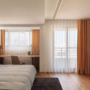 حار بيع Cortinas الجملة ستائر التعتيم النسيج الجاهزة القماش الوردي الستائر الحديثة لغرفة المعيشة شير الستار