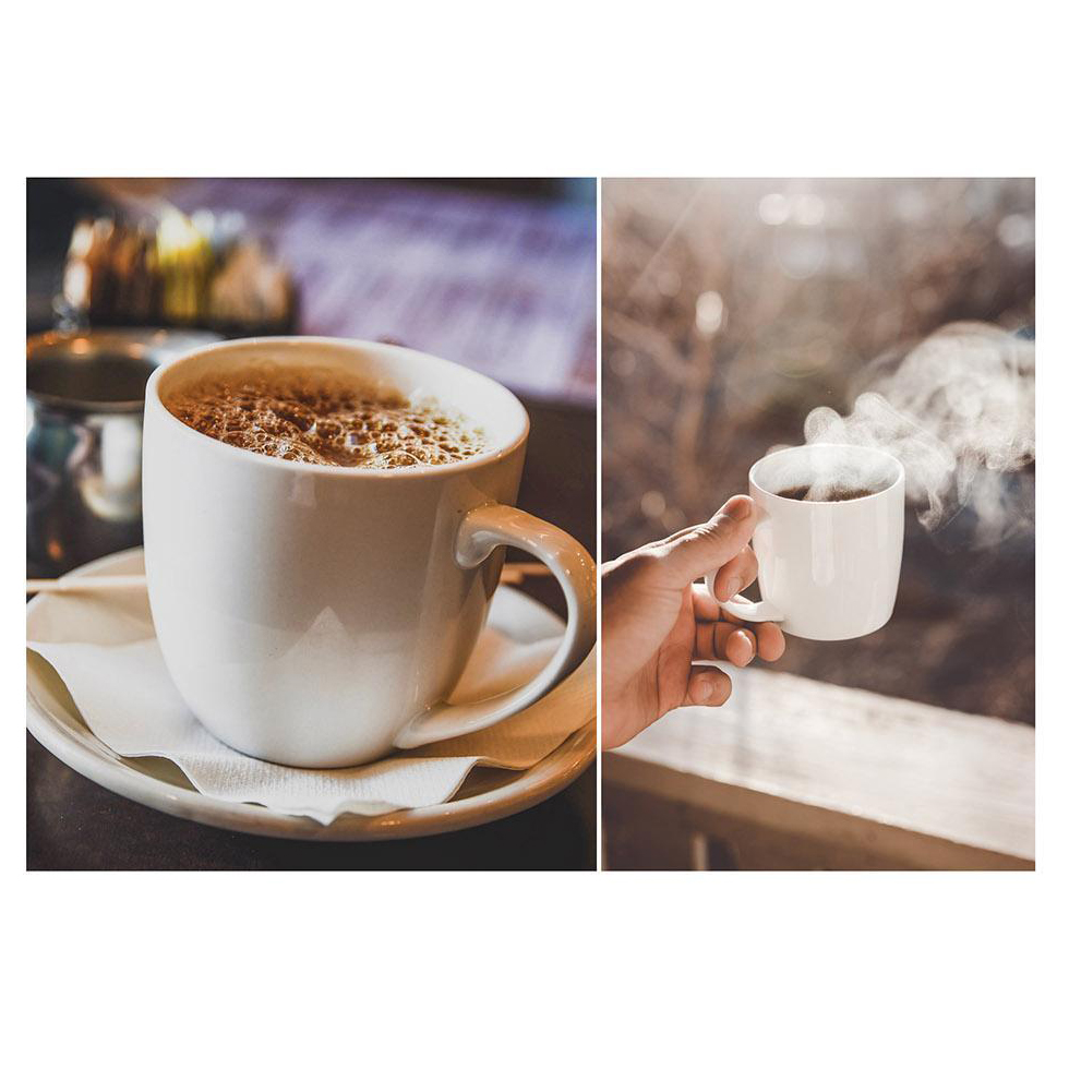  فنجان قهوة من الخزف الأبيض مع صحن مصنوع يدويًا مصنوعًا من الخزف الأبيض