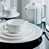 Royal Ware Wholesale Hotel Wedding White Porcelain Ceramic Ceramic Dinnow and Plates Plates